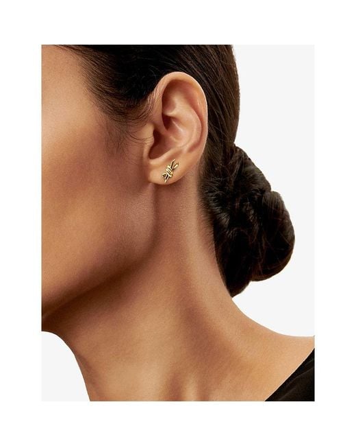 Tiffany & Co Metallic Tiffany Knot Small 18Ct- Earrings