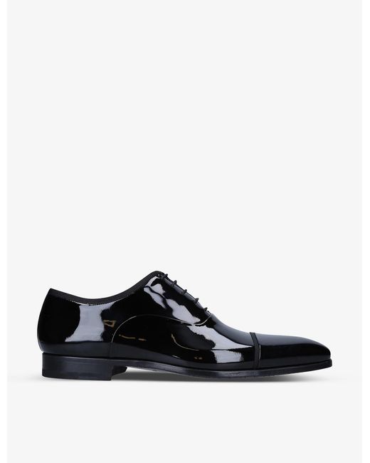 Magnanni Jadiel Patent-leather Oxford Shoes in Black for Men | Lyst UK