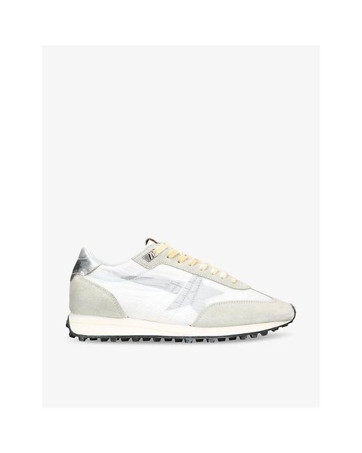 Golden Goose Deluxe Brand White Marathon Runner Suede And Mesh Low-top Trainers for men