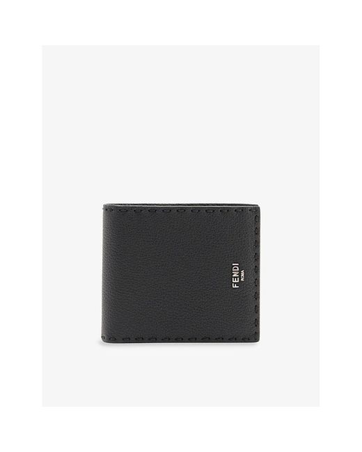 Fendi - Logo-Embossed Leather Billfold Wallet - Black Fendi