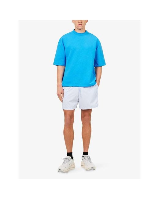 Nike Blue 24.7 Impossiblysoft Dri-Fit Short-Sleeve Jersey T-Shirt for men