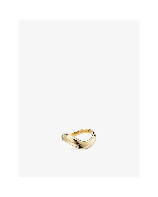 MEJURI Metallic Dôme Figure Ring