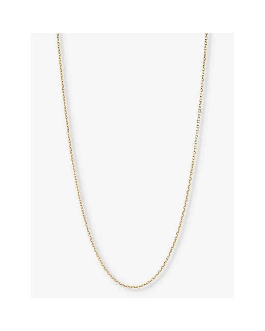 Maria Black Metallic Chain 50 18ct Yellow -plated Recycled Sterling-silver Necklace