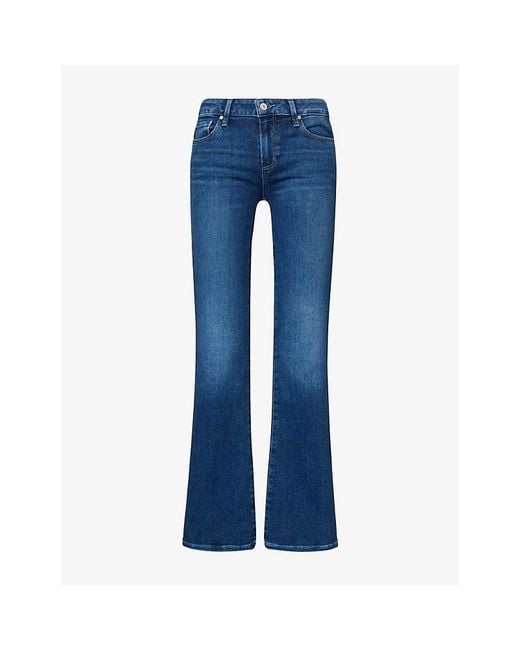 PAIGE Blue Laurel Canyon Bootcut Denim Jeans