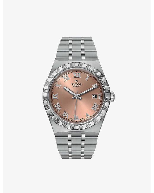 Tudor White Unisex M28600-0011 Royal Date Stainless-steel Automatic Watch