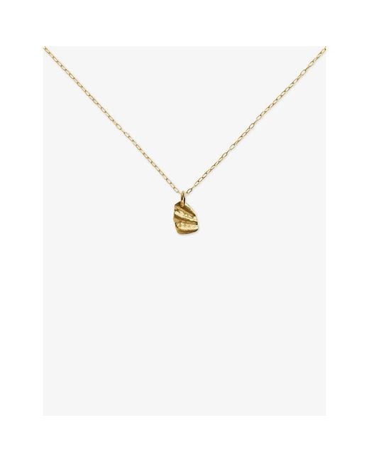 Monica Vinader Metallic Fragments 18Ct Vermeil Chain Necklace