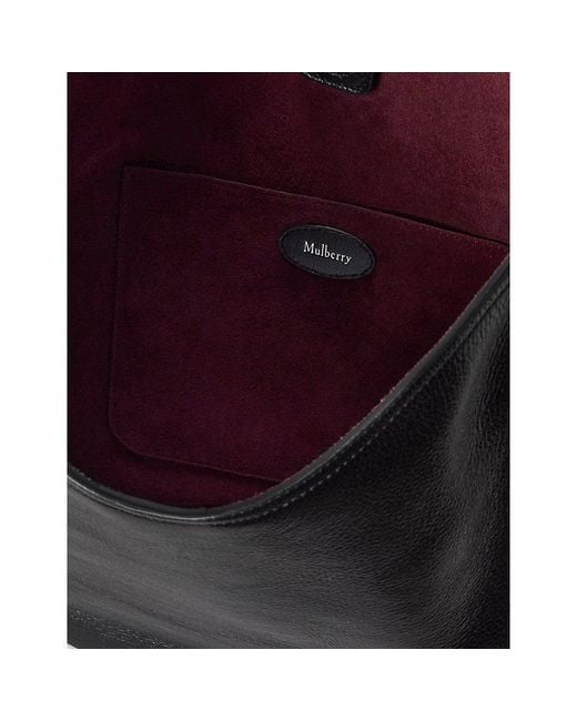 Mulberry Black Hackney Leather Shoulder Bag