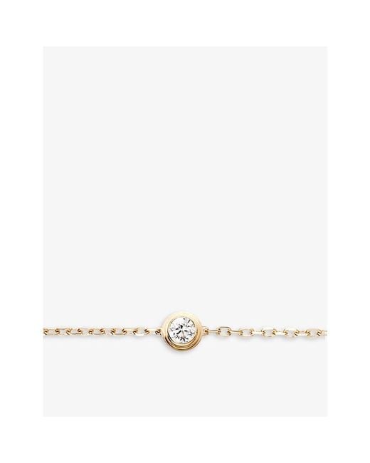 Cartier White D'Amour 18Ct And 0.13Ct Diamond Bracelet