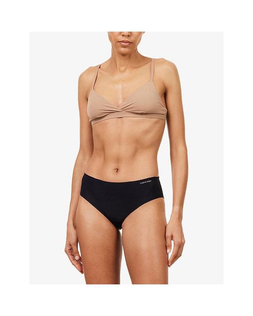 Calvin Klein Multicolor Invisibles Hipster Pack Of Three Jersey Briefs