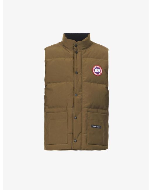 Canada Goose Freestyle Crew Quilted Shell-down Gilet in Green for Men | Lyst