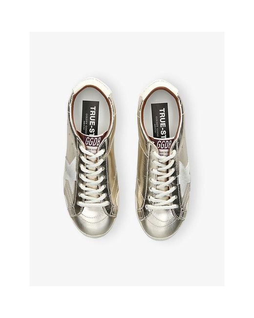 Golden Goose Deluxe Brand White True Star Leather Trainers