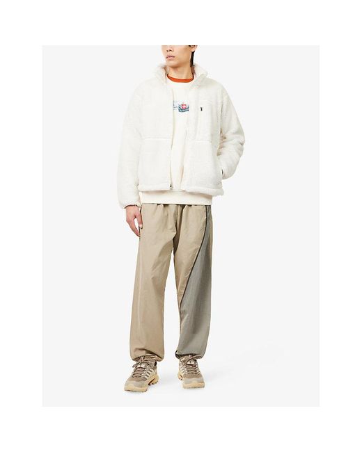 The North Face White Extreme Pile Zip-Front Fleece Jacket for men