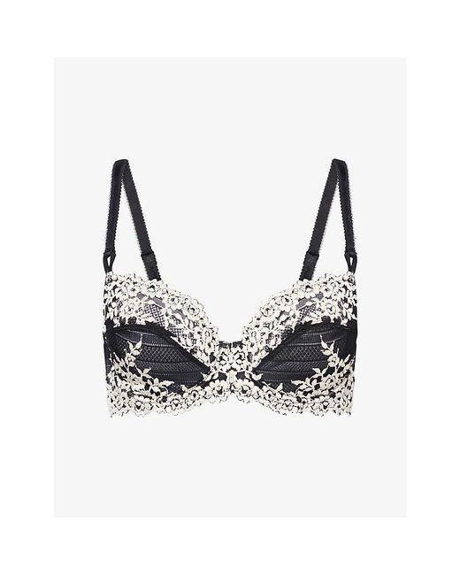 Wacoal Black Embrace Lace Underwired Lace Bra