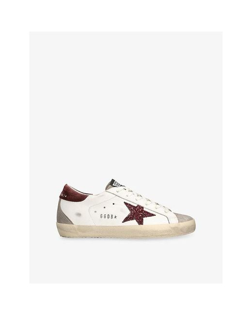 Golden Goose Deluxe Brand Natural Superstar 10360 Leather Low-Top Trainers