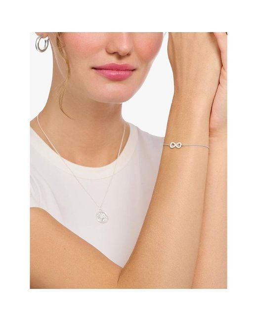 Thomas Sabo White Infinity Sterling- Bracelet
