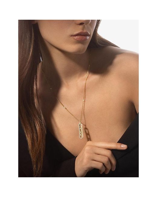 Messika Metallic Move 10Th Small 18Ct And 0.07Ct Diamond Necklace