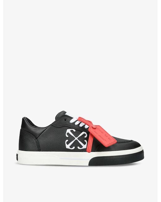 Off-White c/o Virgil Abloh Multicolor Vulcanized Brand-embossed Leather Low-top Trainers for men