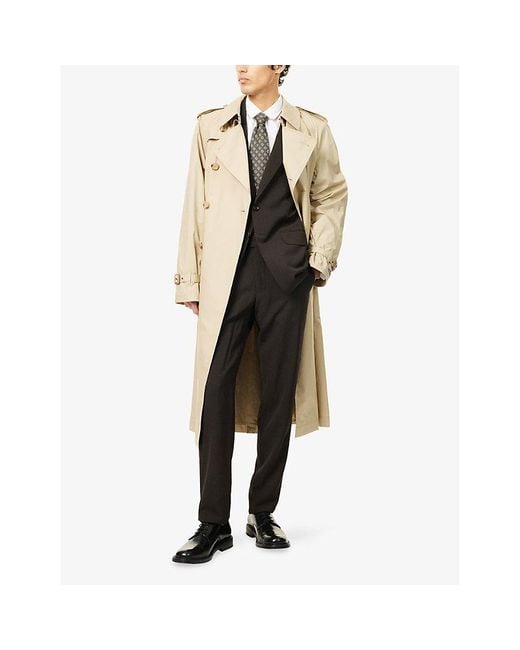 Polo Ralph Lauren Natural Double-Breasted Cotton Trench Coat for men