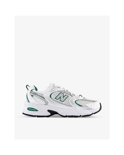 New Balance Multicolor Mr530 Logo-Embossed Leather And Mesh Low-Top Trainers