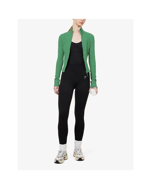 lululemon athletica Green Define Funnel-neck Stretch-woven Jacket