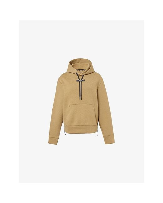 On Shoes Natural Focus Tech Relaxed-Fit Stretch-Cott Blend Hoody