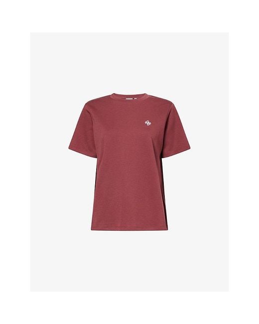 Varley Stevie Embroidered-Logo Jersey T-Shirt