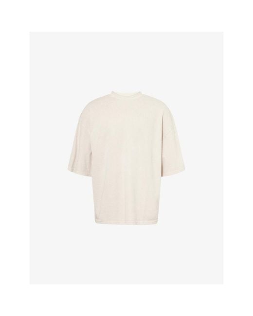 Entire studios White Boxy-Fit Crewneck Cotton T-Shirt for men