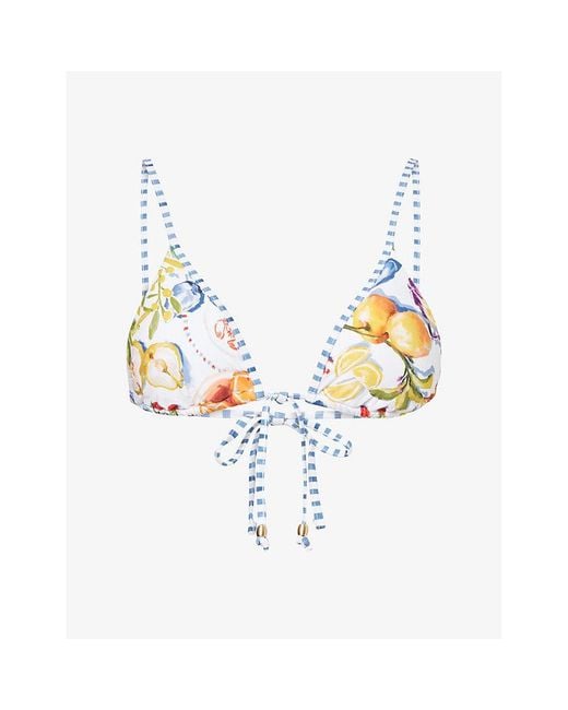 Seafolly Metallic Riviera Coast Bikini Top