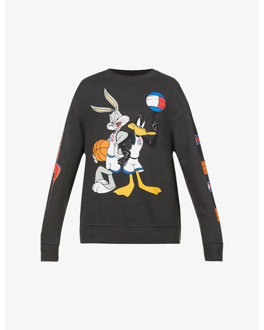 Tommy Hilfiger Multicolor X Space Jam Graphic-print Cotton-jersey Sweatshirt for men