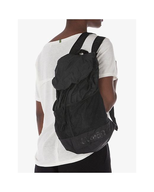 Havaianas Black Logo Packable Woven Backpack