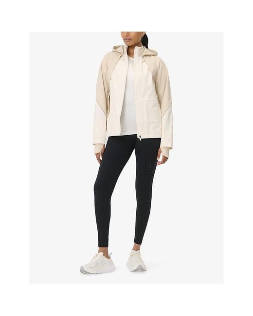Sweaty Betty White Waterproof Run Jacket