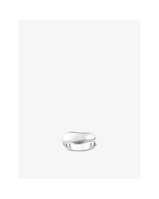 Thomas Sabo White Organic Shape 925 Sterling Ring
