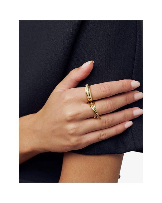Sif Jakobs Metallic Spirale Pianura 18Ct-Plated Sterling- Ring