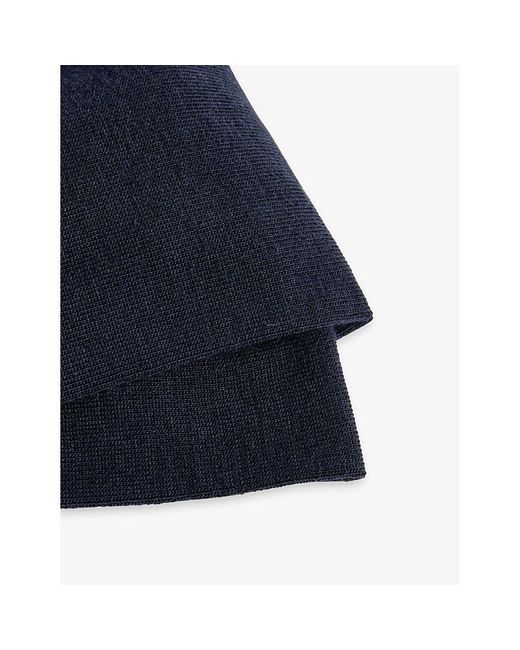 Falke Blue Softmerino Wool-Blend Tights