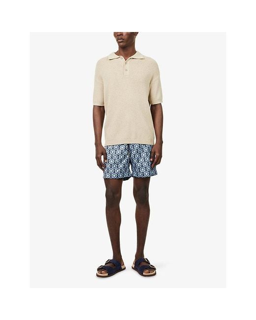 Orlebar Brown Blue Bulldog Passetto Swim Shorts for men