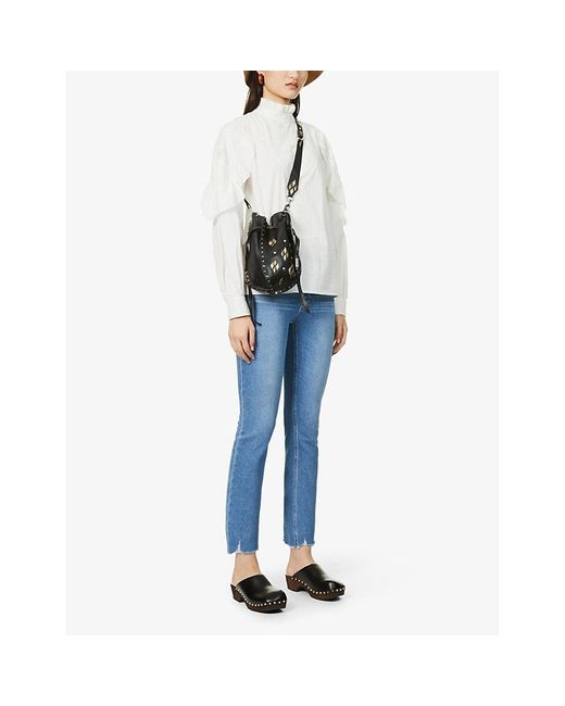 PAIGE Blue Cindy Slim-Leg Denim Jeans