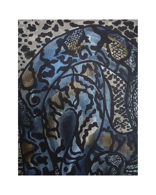 Zadig & Voltaire Gray Billie Snake-Print Viscose And Silk-Blend Scarf