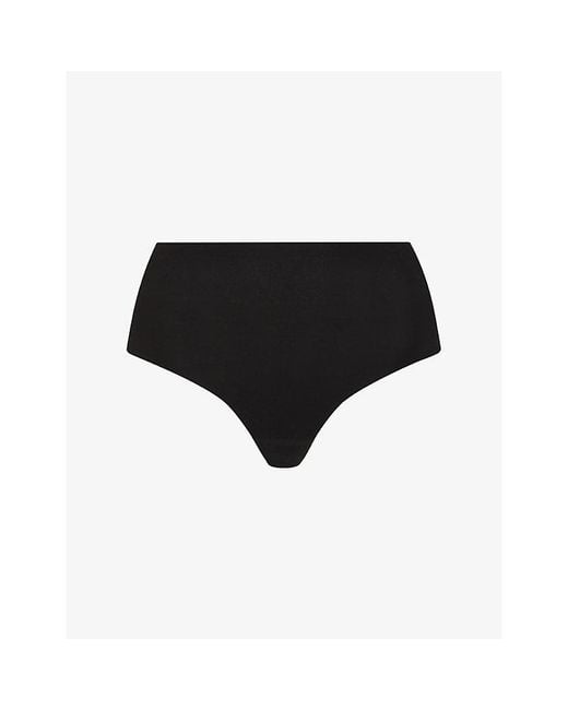 Chantelle Blue Soft Stretch Seamless One-Size High Waisted String