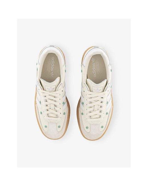 Adidas Natural Sambae Leather Trainers