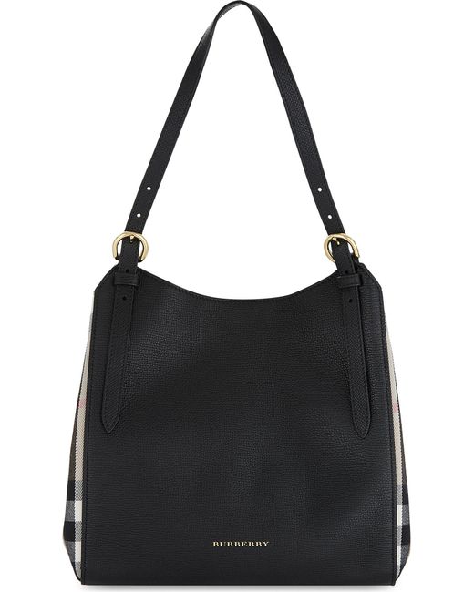 Burberry Black Canterbury Leather Tote