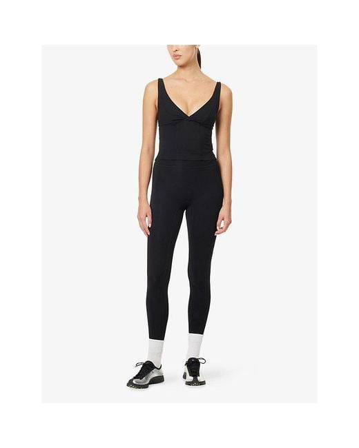 Cheap Monday Black Acadia High-Waisted Stretch-Jersey Legging