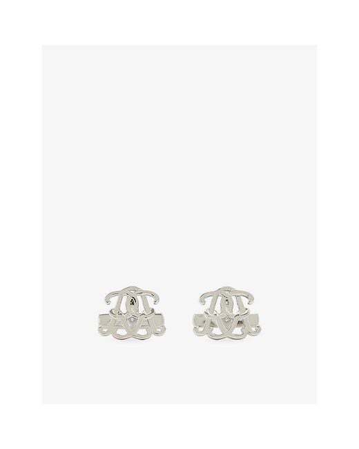 Reiss White Hitch Monogram Metal Cufflinks for men