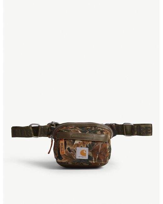 Heron Preston X Carhartt Camouflage Print Cotton Cross Body Bag