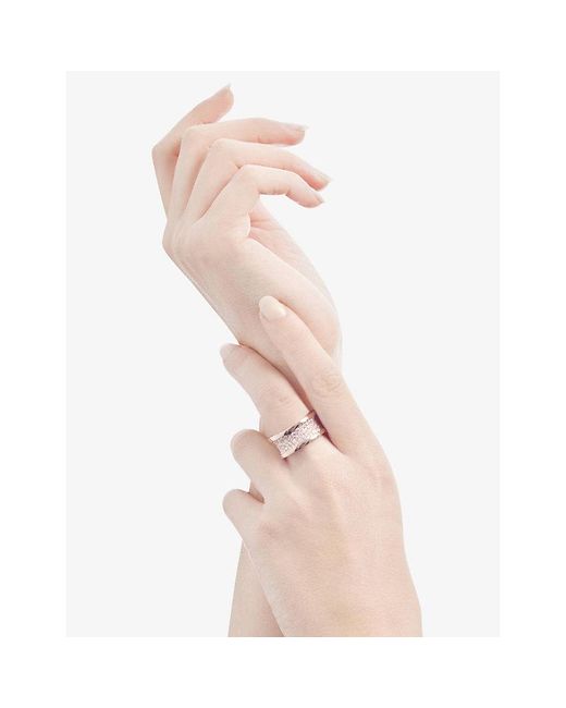 BVLGARI White B.Zero1 18Ct Rose- And 2.56Ct Brilliant-Cut Diamond Ring
