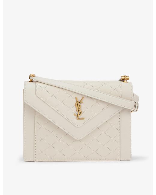 saint laurent mini leather gaby cross body bag