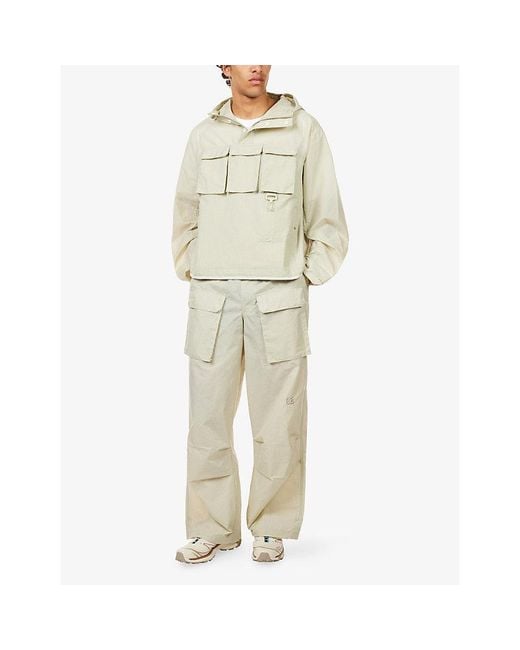 Reese Cooper Natural Tahoe Ripstop Cargo Trousers for men