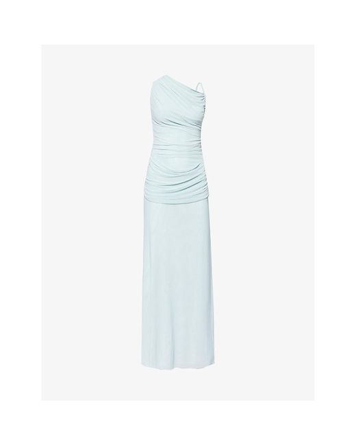 maggy london asymmetric dress Bec and Bridge Hayden Asym Mini Dress in Spliced Denim  Coco & Lola