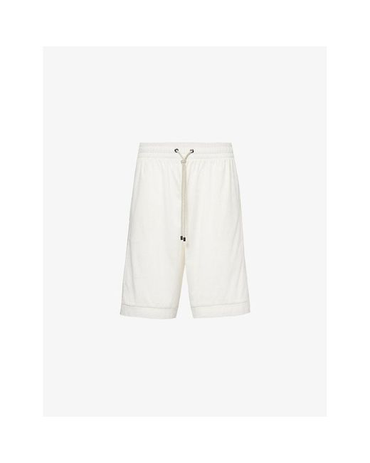 Zimmerli of Switzerland White High-rise Regular-fit Cotton-jersey Pyjama Shorts X for men