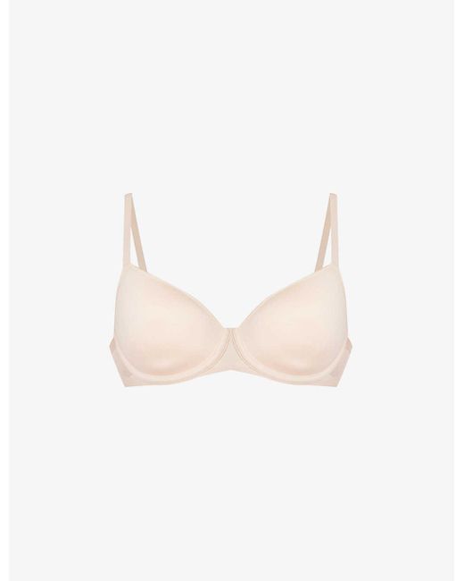 Chantelle Pure Light Spacer Stretchwoven Tshirt Bra in White Lyst