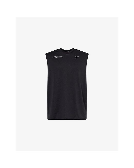 GYMSHARK Blue Conditioning Club Sleeveless Jersey Tank Top for men